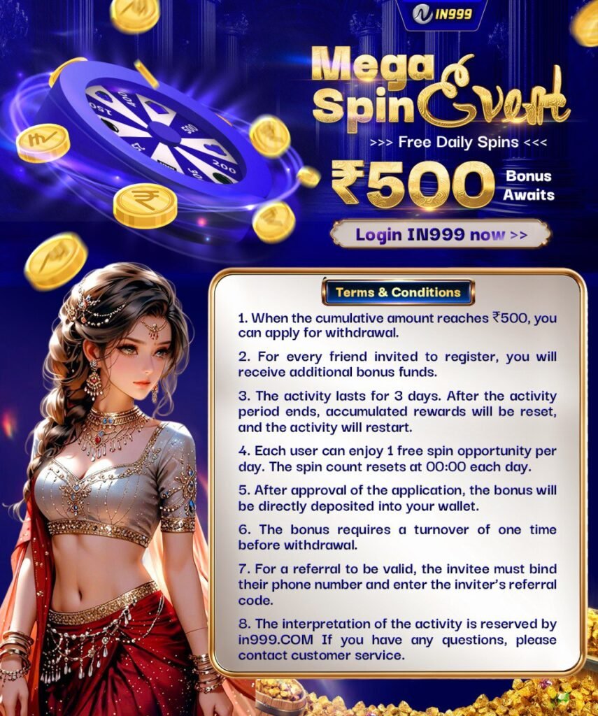 IN999 Mega Spin Event